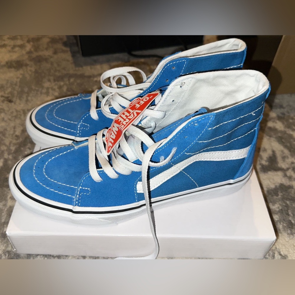 BRAND NEW BLUE VANS